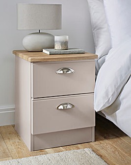 Brooke Ready Assembled Side Table - Cream