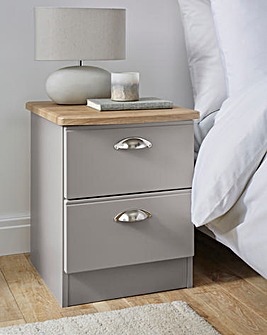Brooke Ready Assembled Side Table - Grey