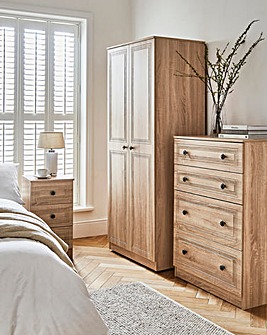 Richmond Ready Assembled 4 Piece Package - Oak Effect