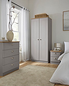 Brooke Ready Assembled 4 Piece Package - Grey