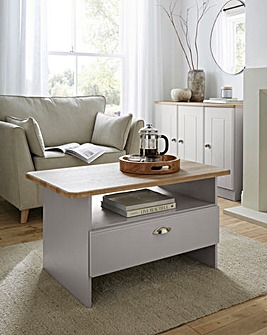 Brooke Ready Assembled Coffee Table - Grey