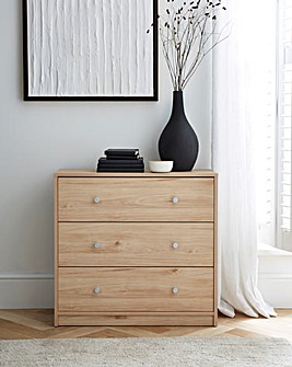 Laila Small Chest of Drawers - Oak Effect