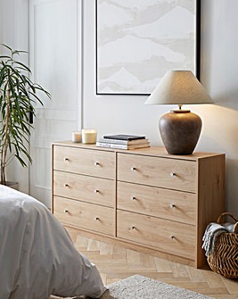 Laila Large Chest of Drawers - Oak Effect