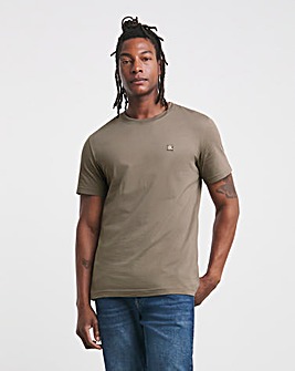 CK Jeans Light Brown Embroidered Logo T-Shirt