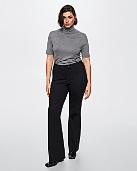 Mango Pilma Flared Buttoned Trousers