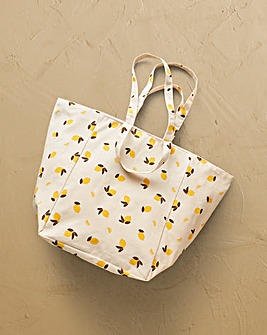 Lemon Canvas Tote Bag