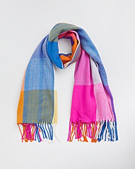 Herringbone Colour Block Scarf