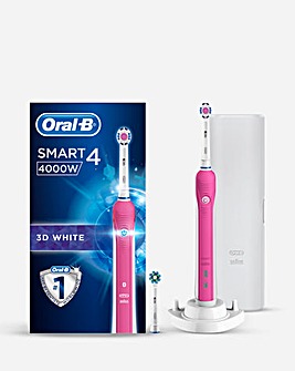 Oral-B Smart 4 4000 3D Bluetooth Enabled Electric Toothbrush