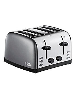 Russell Hobbs 28364 Stainless Steel Grey 4 Slice Toaster