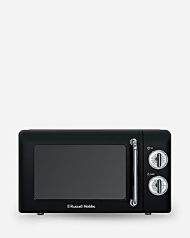 Russell Hobbs RHRETMM705B 17Litre Retro Manual Microwave - Black