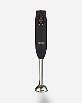 Tower Cavaletto 600W Black and Rose Gold Stick Blender