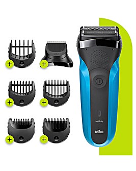 Braun 3 Shave & Style 3 in 1 Rechargeable Shaver