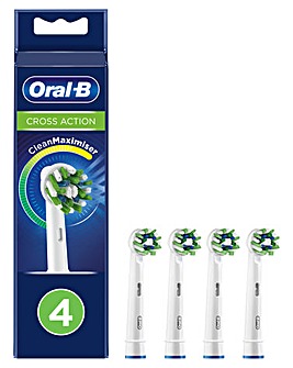 Oral-B Cross Action 4 Pack Brush Heads