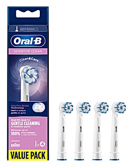 Oral-B Sensiclean 4 Pack Brush Heads