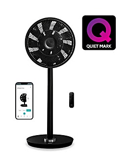 Duux Whisper Smart Matt Black Finish Portable Fan