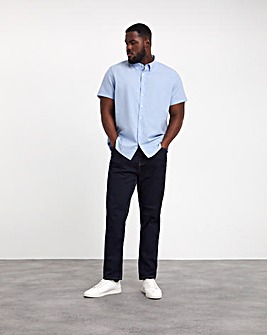 Short Sleeve Oxford Shirt Long Length