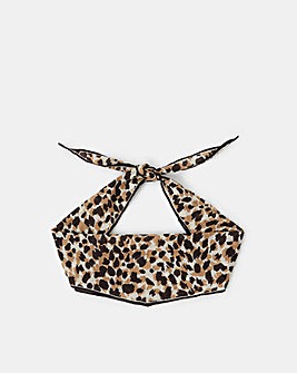 Accessorize Cheetah Print Neckerchief