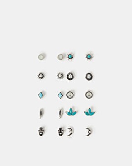 Accessorize 10-Pack Western Boho Earrings