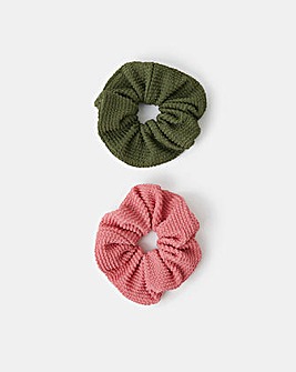 Accessorize 2-Pack Large Hair Scrunchies