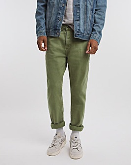 Premium Green Straight Fit Twill Jean