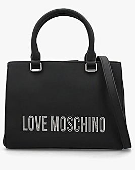 Love Moschino Big Love Black Tote Bag