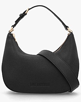 Love Moschino Big Love Black Baguette Bag