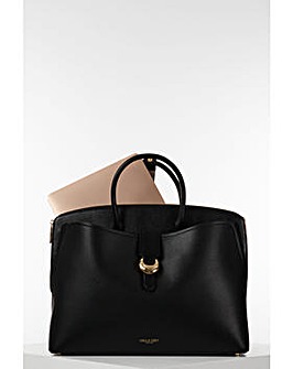 Luella Grey Carlotta Black Laptop Tote