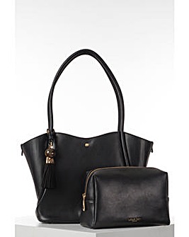 Luella Grey Floella Black Tote