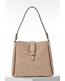Luella Grey Flora Mushroom Weave Hobo