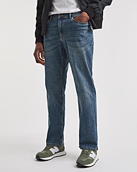 Tint Wash Loose Fit Stretch Jeans
