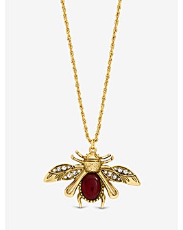 Mood Gold Twisted Rope Insect Long Pendant