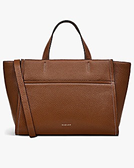 Radley Oak Street Medium Tan Leather Grab Bag