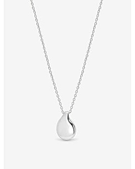 Simply Silver Sterling Silver 925 Polished Large Nugget Thread Through Pendant
