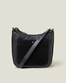 Accessorize Leather Cross-Body Bag