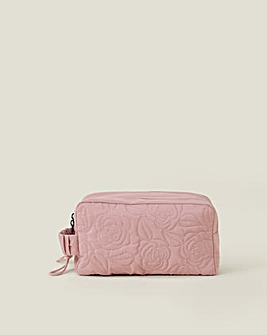 Accessorize Floral Quilted Make Up Bag