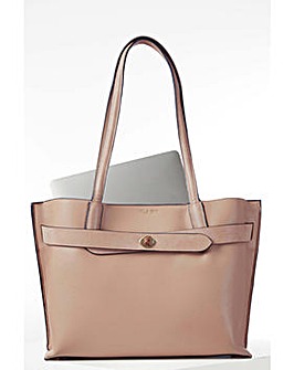 Luella Grey Oriana Mocha Laptop Tote