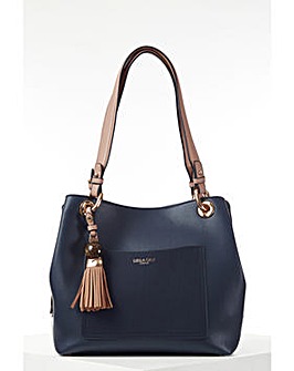 Luella Grey Sienna Navy Hobo Tote