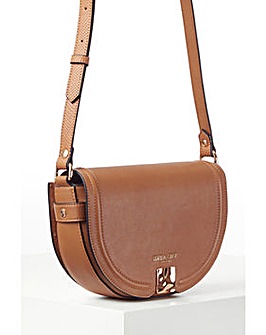 Luella Grey Tara Camel Saddle Crossbody