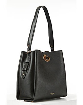 Luella Grey Henri Black Hobo Tote