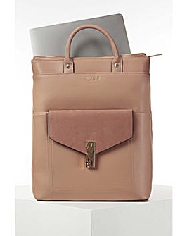 Luella Grey Audrey Mocha Laptop Backpack