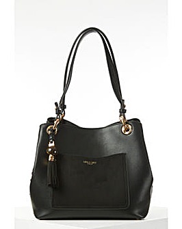 Luella Grey Sienna Black Hobo Tote