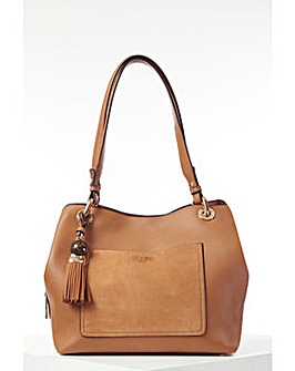 Luella Grey Sienna Camel Hobo Tote