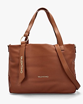 Valentino Bags Peonies Relove Recycle Tan Shopper Bag