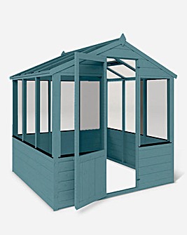 Mercia 6x6 Traditional Greenhouse + Install + Painting