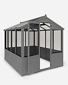 Mercia 8x6 Traditional Greenhouse + Install + Painting