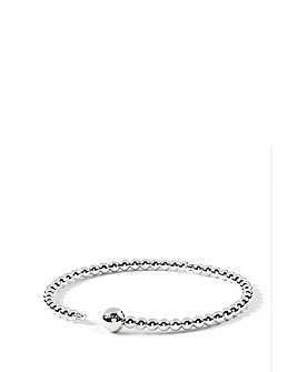 Radley Silver Plated Twist Bubble Bangle