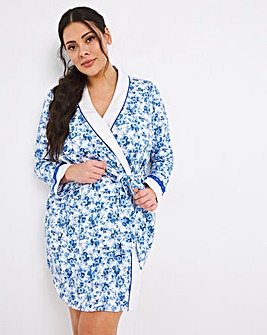 Joe Browns Cotton Floral and Spot Dressing Gown