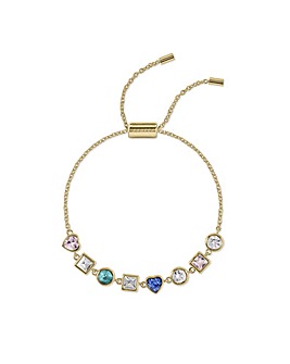 Radley 18ct Gold Plated Multi Stone Friendship Style Bracelet
