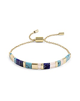 Radley 18ct Gold Plated Semi Precious Stone Friendship Bracelet