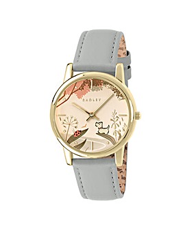 Radley Gold Plated 35mm Artichoke Leather Strap